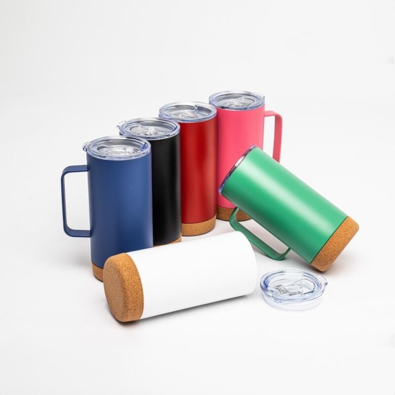 Caneca Térmica com Cortiça de 500ml - Imagem 2