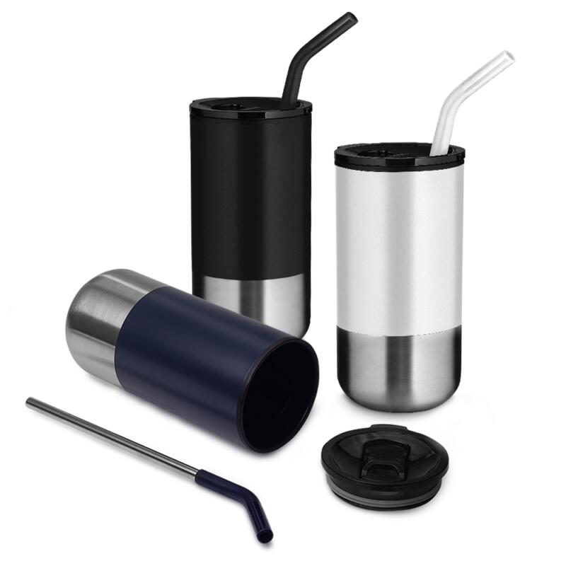 Copo Inox com Canudo 500ml - Imagem 2