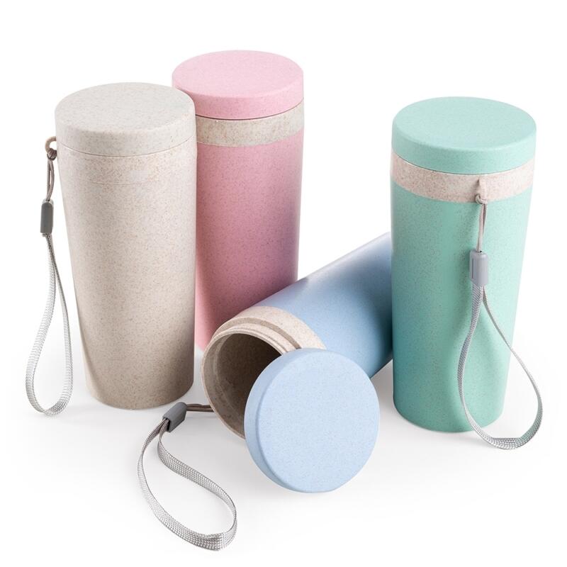Copo Térmico de Fibra de Bambu 350ml