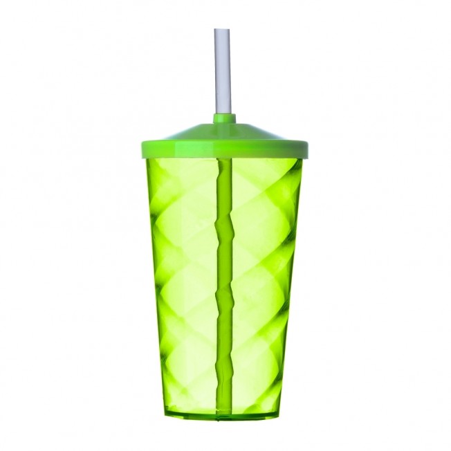 Copo com Canudo 550 ml