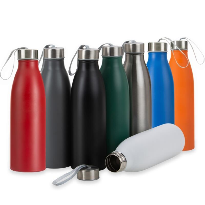 Garrafa Inox 750ml Base Quadrada - Imagem 2